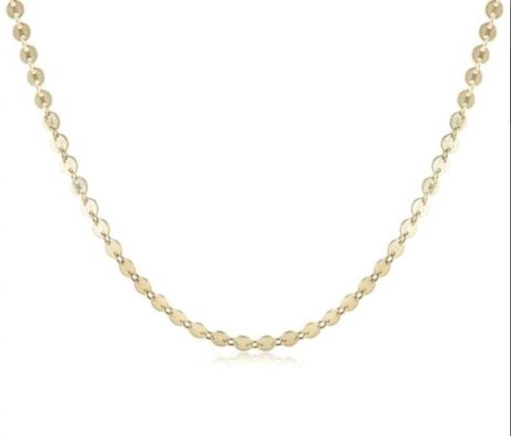 NEW ENEWTON women's infinity chic chain necklace in gold